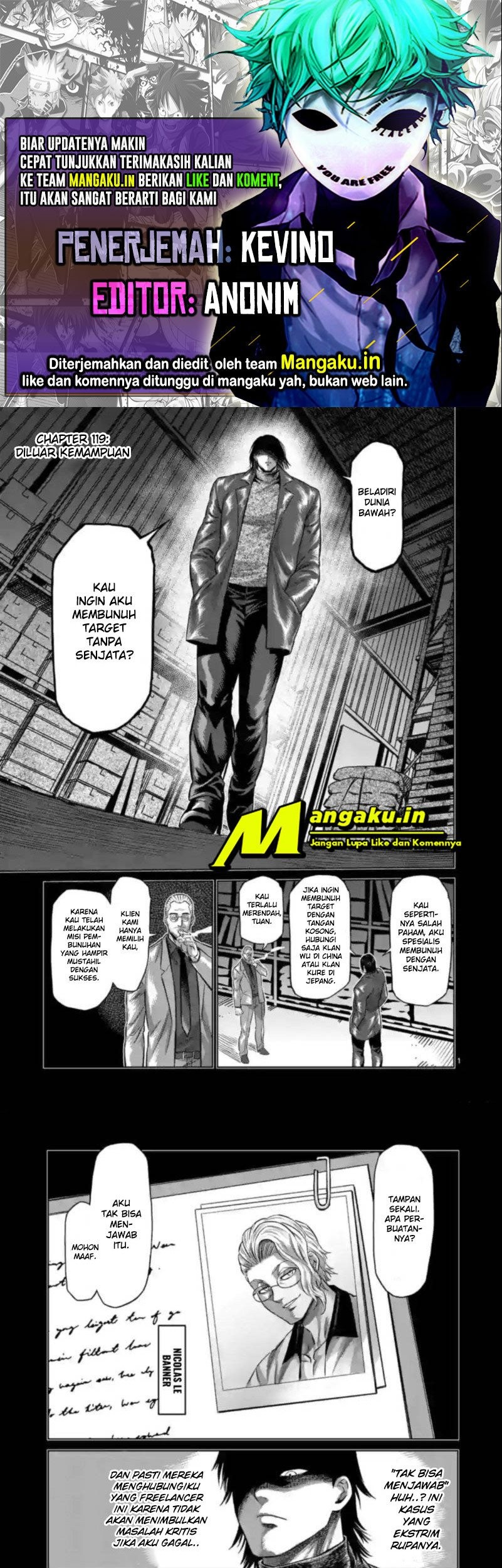 Baca Komik Kengan Omega Chapter 119 Gambar 1