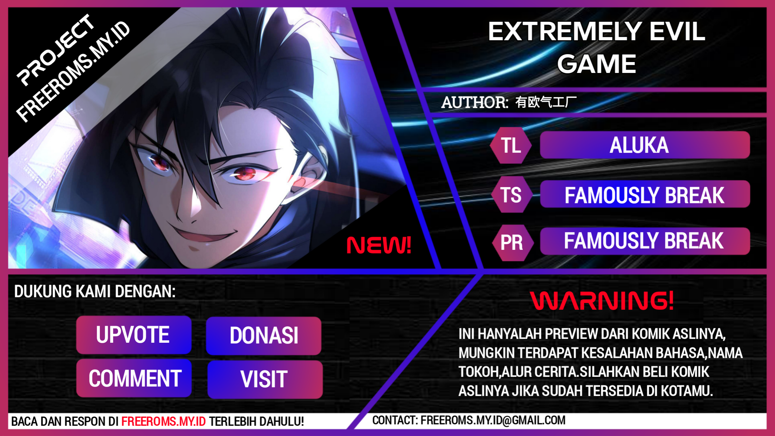 Baca Komik Extremely Evil Game Chapter 03 Gambar 1