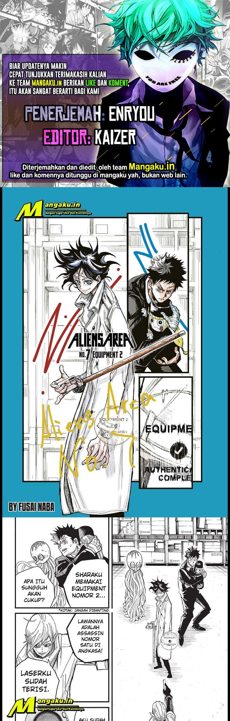 Baca Komik Aliens Area Chapter 07 Gambar 1