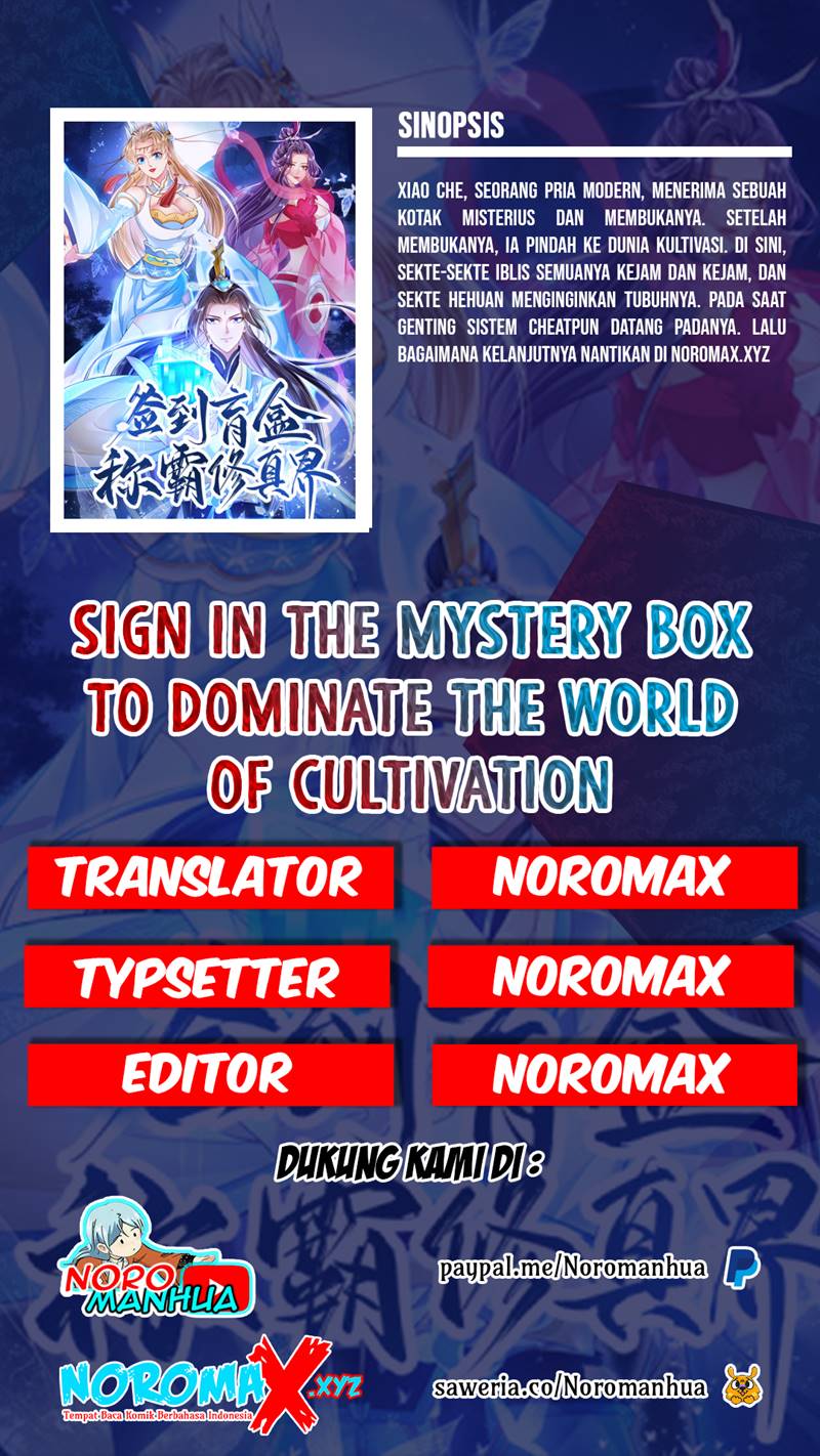 Baca Komik Sign in the Mystery Box to Dominate the World of Cultivation Chapter 09 Gambar 1
