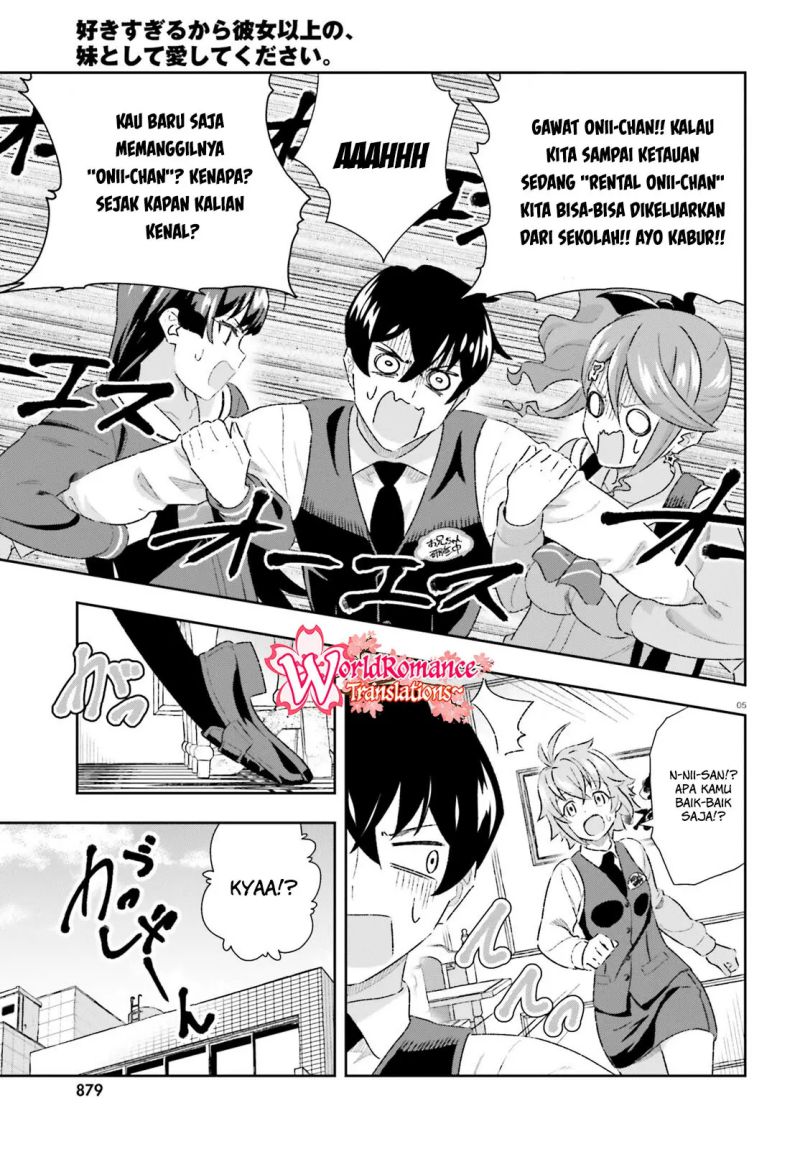 Suki Sugiru Kara Kanojo Ijou no, Imouto Toshite Aishite Kudasai Chapter 06 Gambar 6