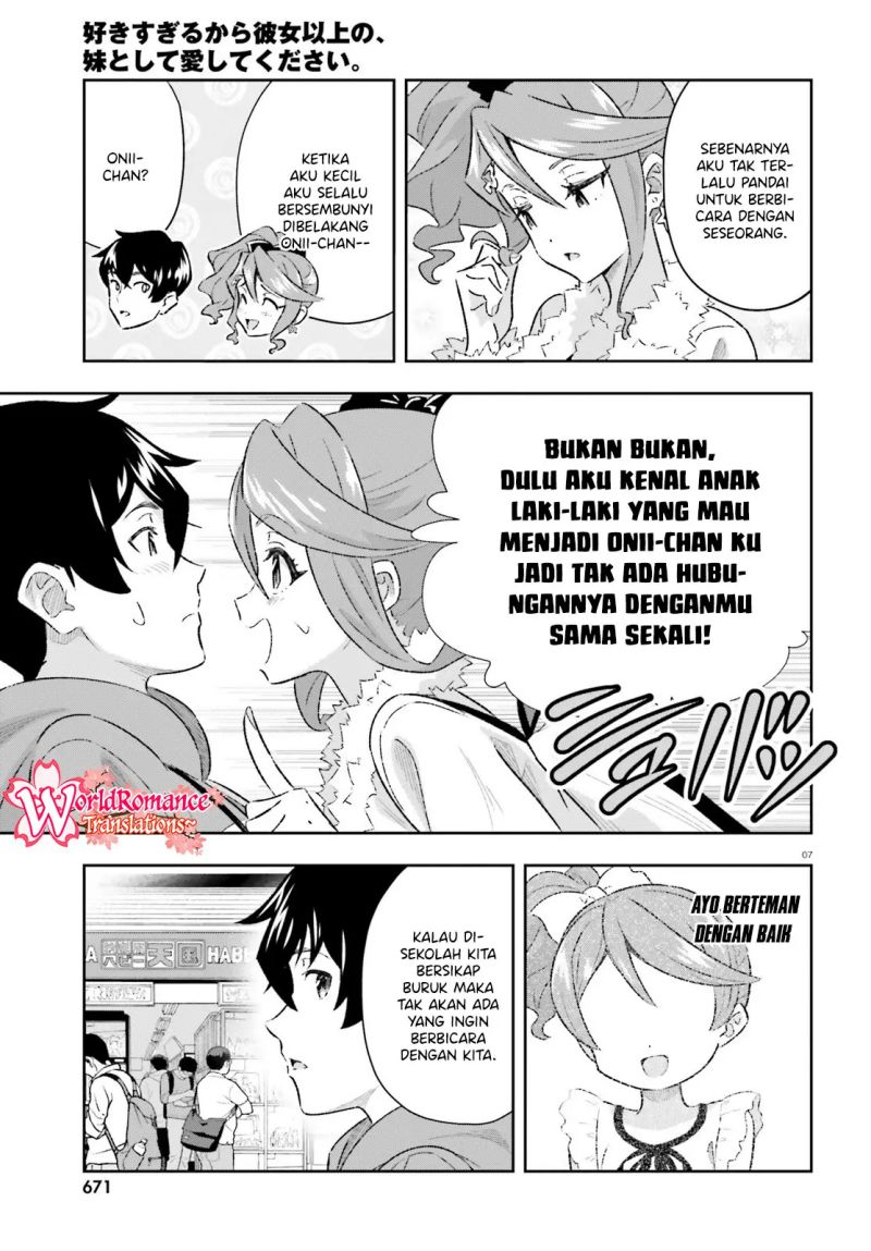 Suki Sugiru Kara Kanojo Ijou no, Imouto Toshite Aishite Kudasai Chapter 05 Gambar 8