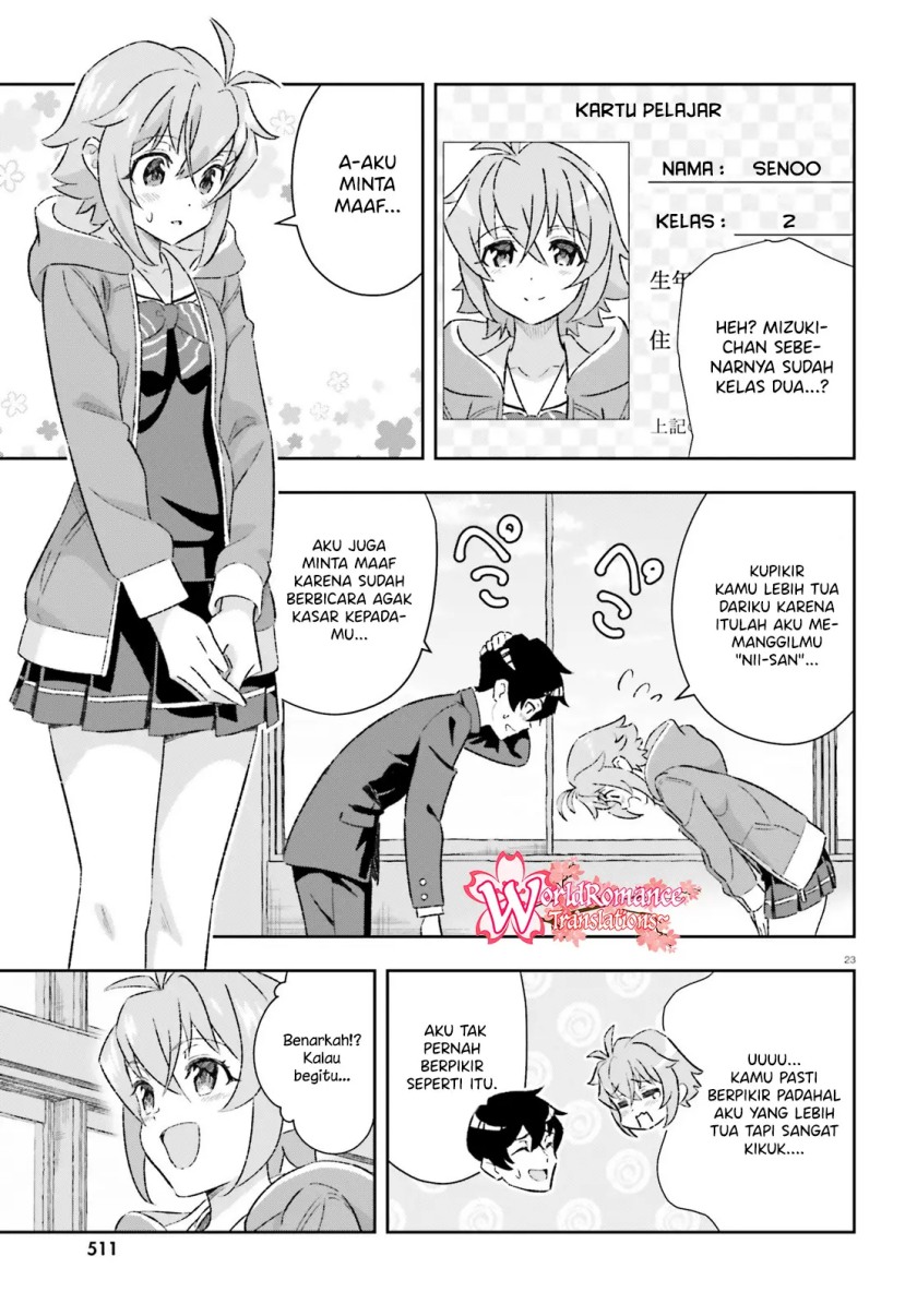 Suki Sugiru Kara Kanojo Ijou no, Imouto Toshite Aishite Kudasai Chapter 04 Gambar 23