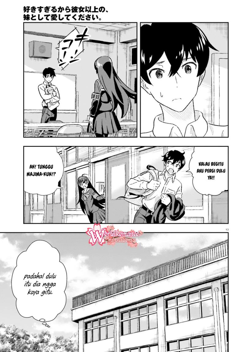 Suki Sugiru Kara Kanojo Ijou no, Imouto Toshite Aishite Kudasai Chapter 03.1 Gambar 12