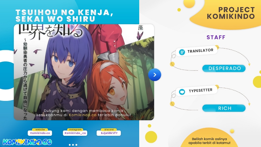 Baca Komik Tsuihou no Kenja, Sekai wo Shiru ~Osanajimi Yuusha no Atsuryoku kara Nigete Jiyuu ni Natta Ore Chapter 08 Gambar 1