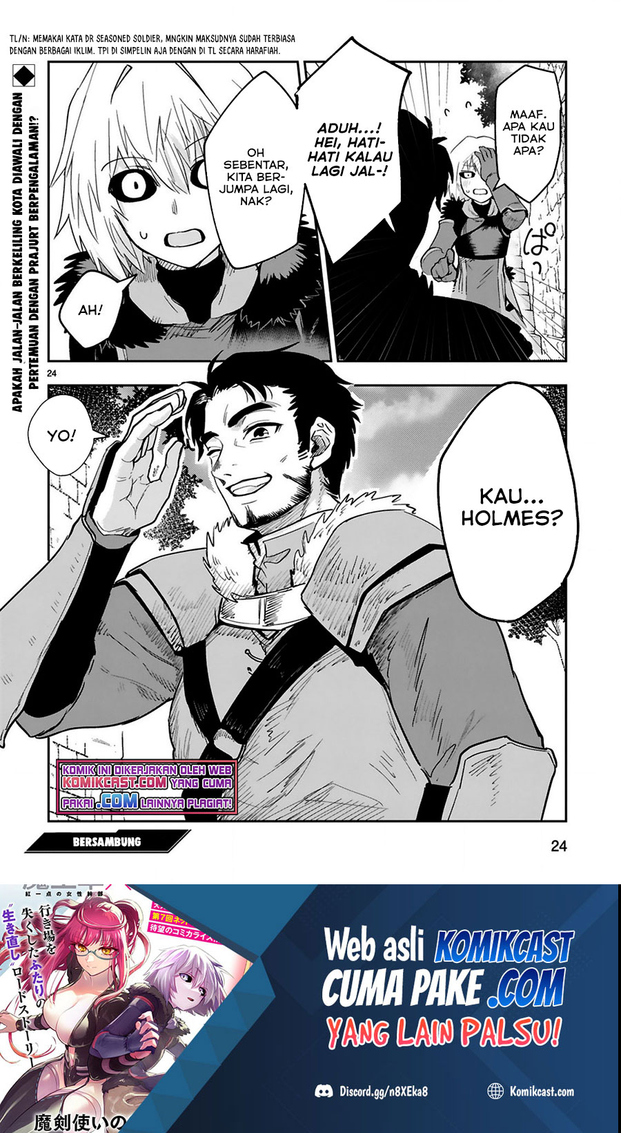Maken Tsukai no Moto Shounen Hei wa, Moto Teki Kanbu no Onee-san to Issho ni Ikitai Chapter 04.2 Gambar 14