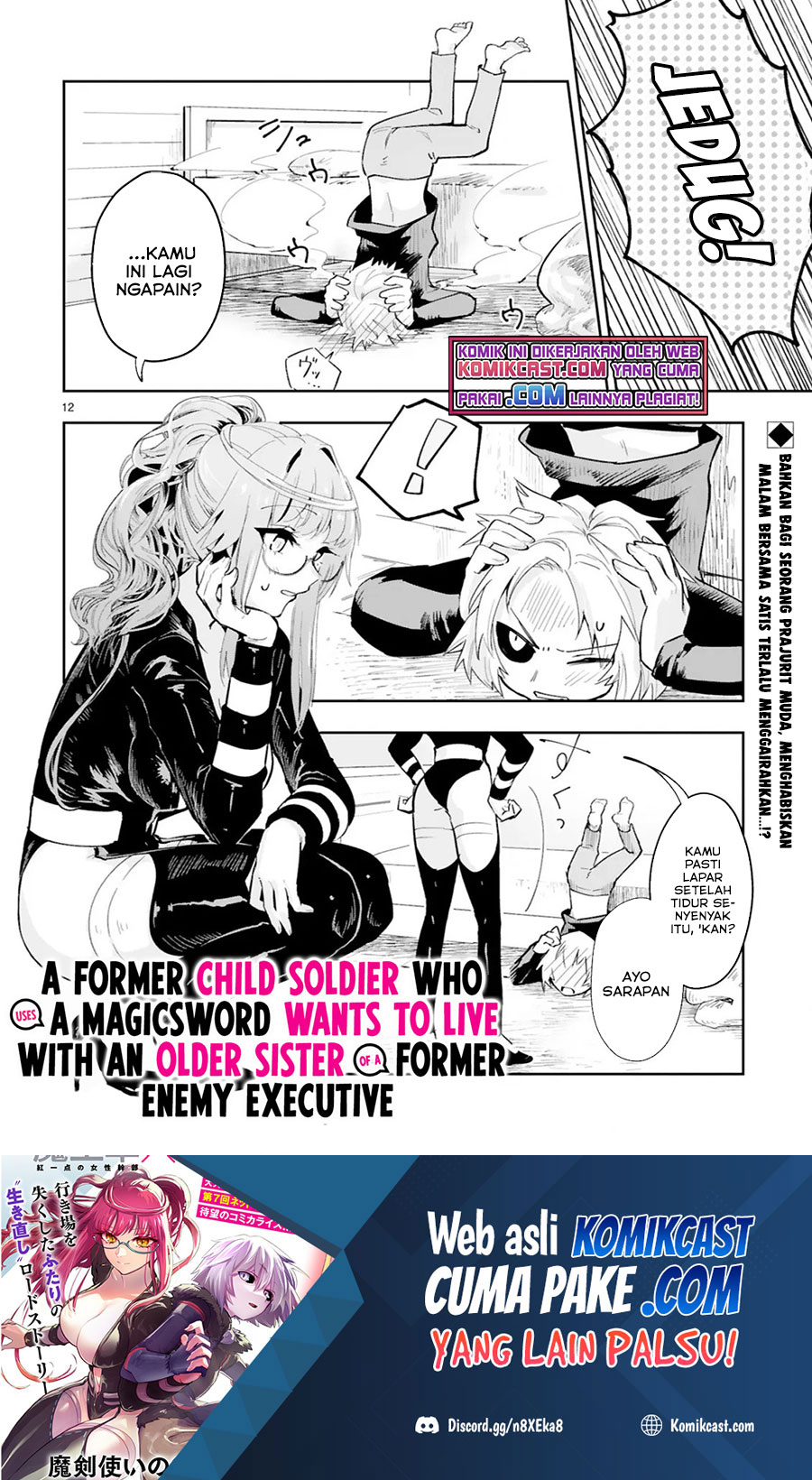 Baca  Maken Tsukai no Moto Shounen Hei wa, Moto Teki Kanbu no Onee-san to Issho ni Ikitai Chapter 04.2 Gambar 2