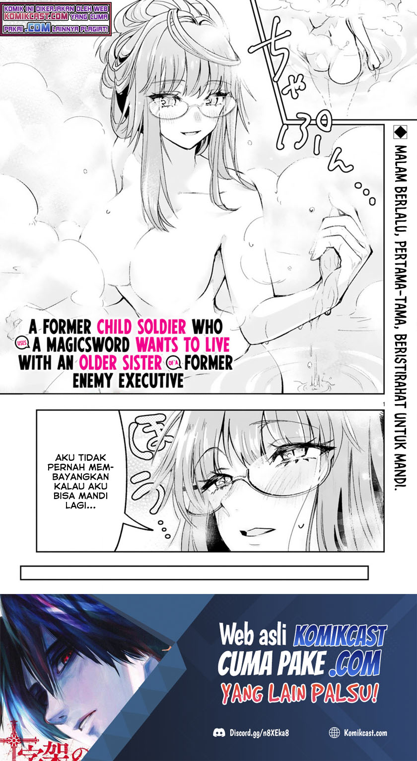 Baca  Maken Tsukai no Moto Shounen Hei wa, Moto Teki Kanbu no Onee-san to Issho ni Ikitai Chapter 02.1 Gambar 2