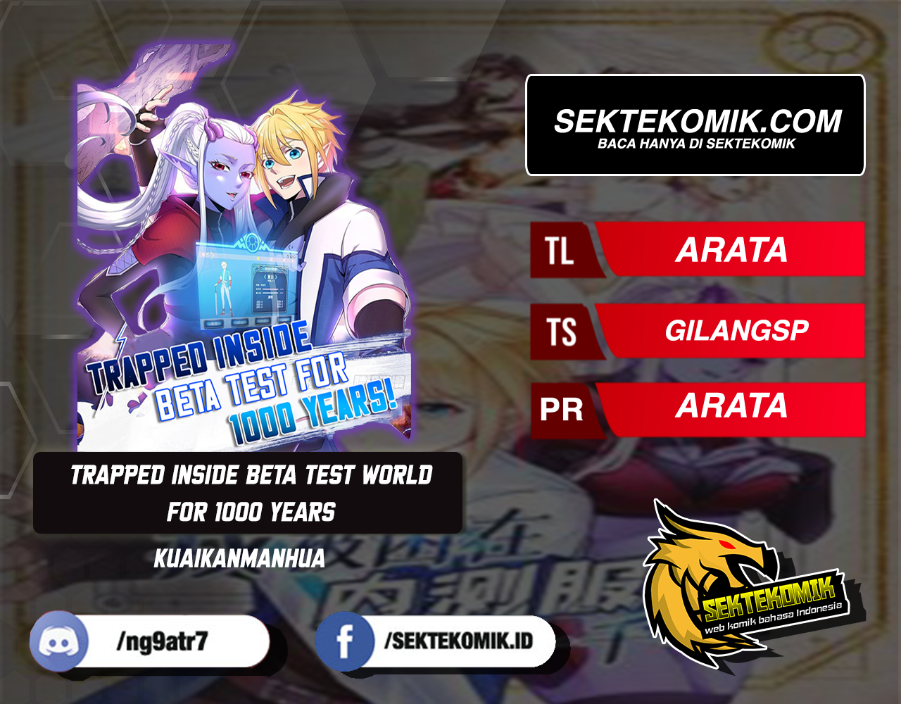Baca Komik Trapped Inside the Beta Test World for 1000 Years Chapter 14 Gambar 1