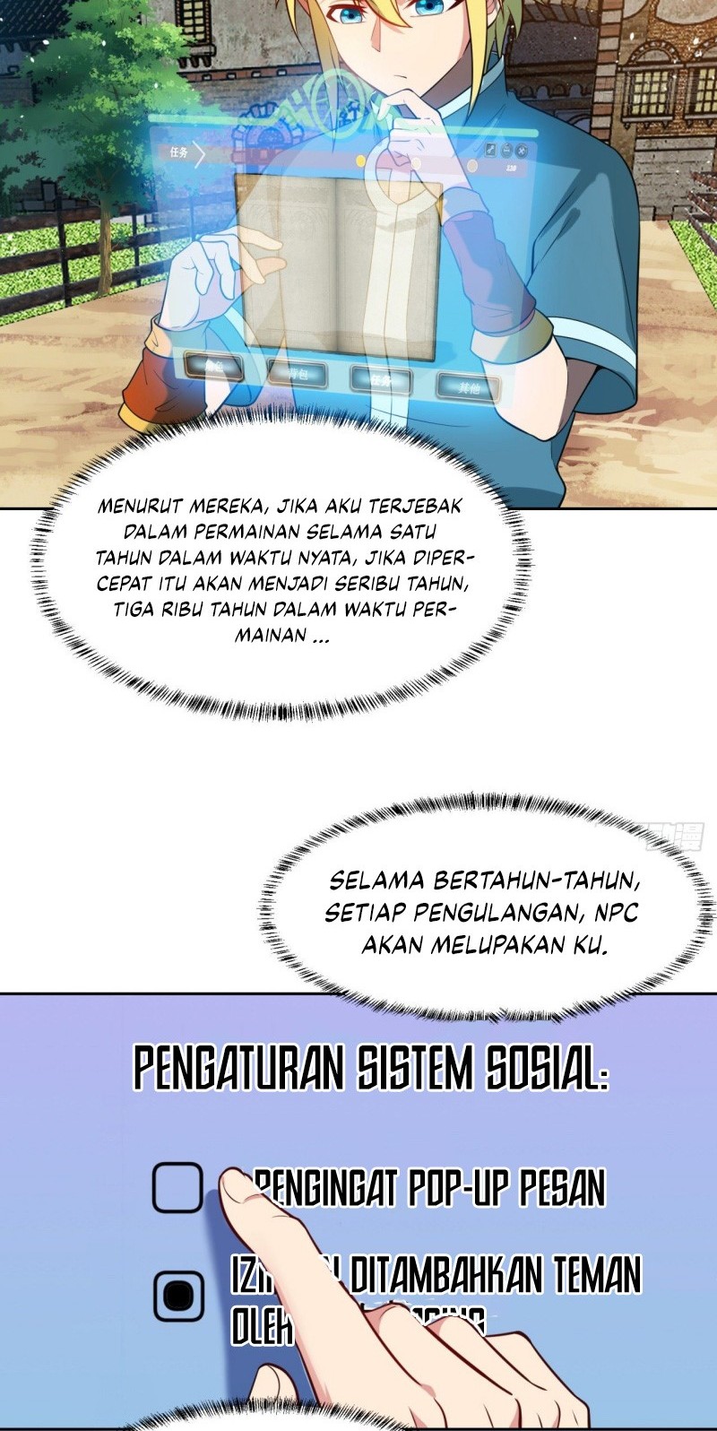 Trapped Inside the Beta Test World for 1000 Years Chapter 09 Gambar 23