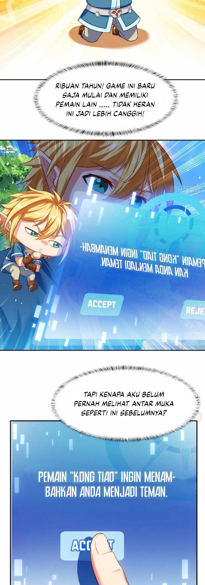 Trapped Inside the Beta Test World for 1000 Years Chapter 05 Gambar 18