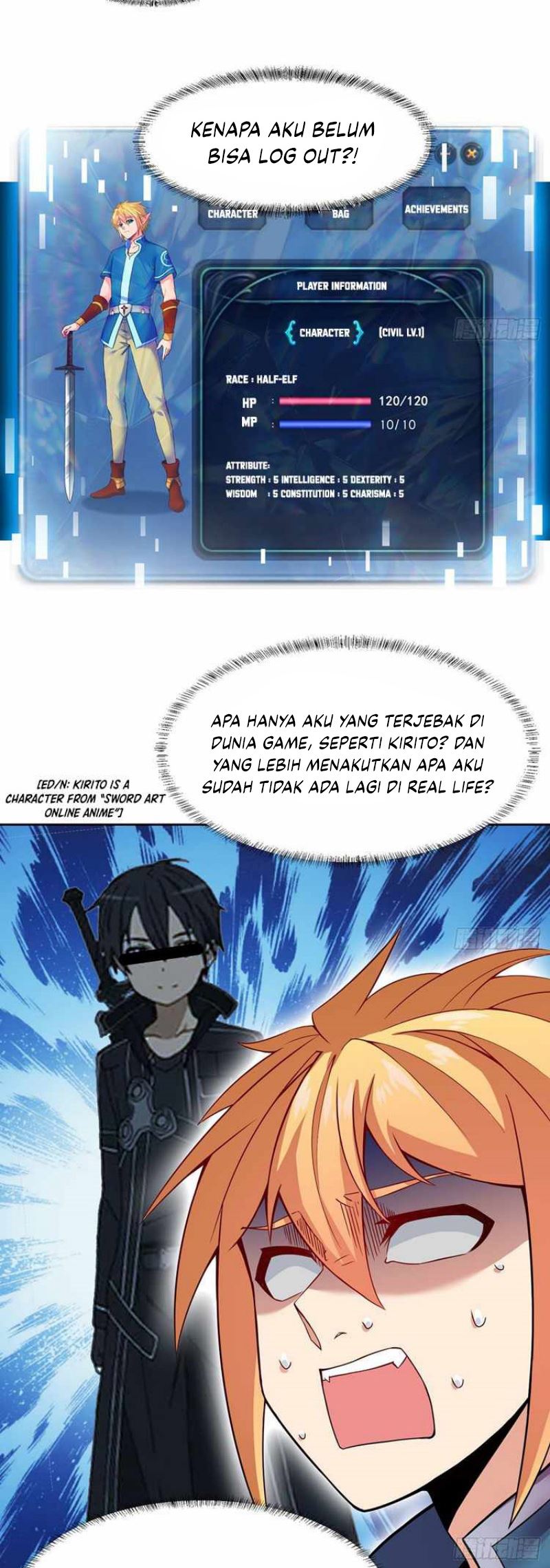 Trapped Inside the Beta Test World for 1000 Years Chapter 05 Gambar 4