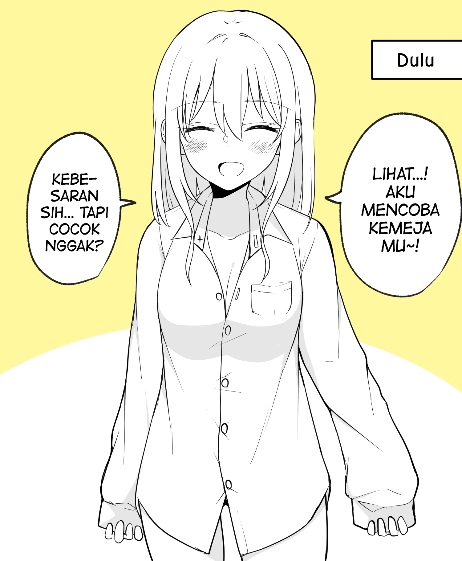 Baca Komik Daily Life of a Couple in Which the Boyfriend Became a Girl One Day Chapter 02 Gambar 1