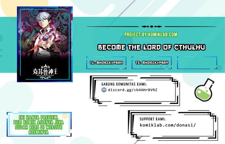 Baca Komik Become The Lord Of Cthulhu Chapter 01 Gambar 1
