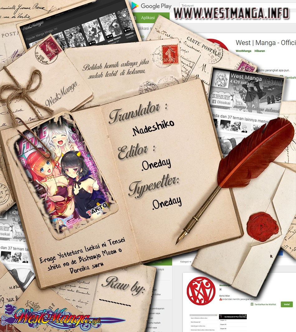 Baca Eroge Yattetara Isekai ni Tensei shita no de Bishoujo Maou o Doreika suru Chapter 04 Gambar 2
