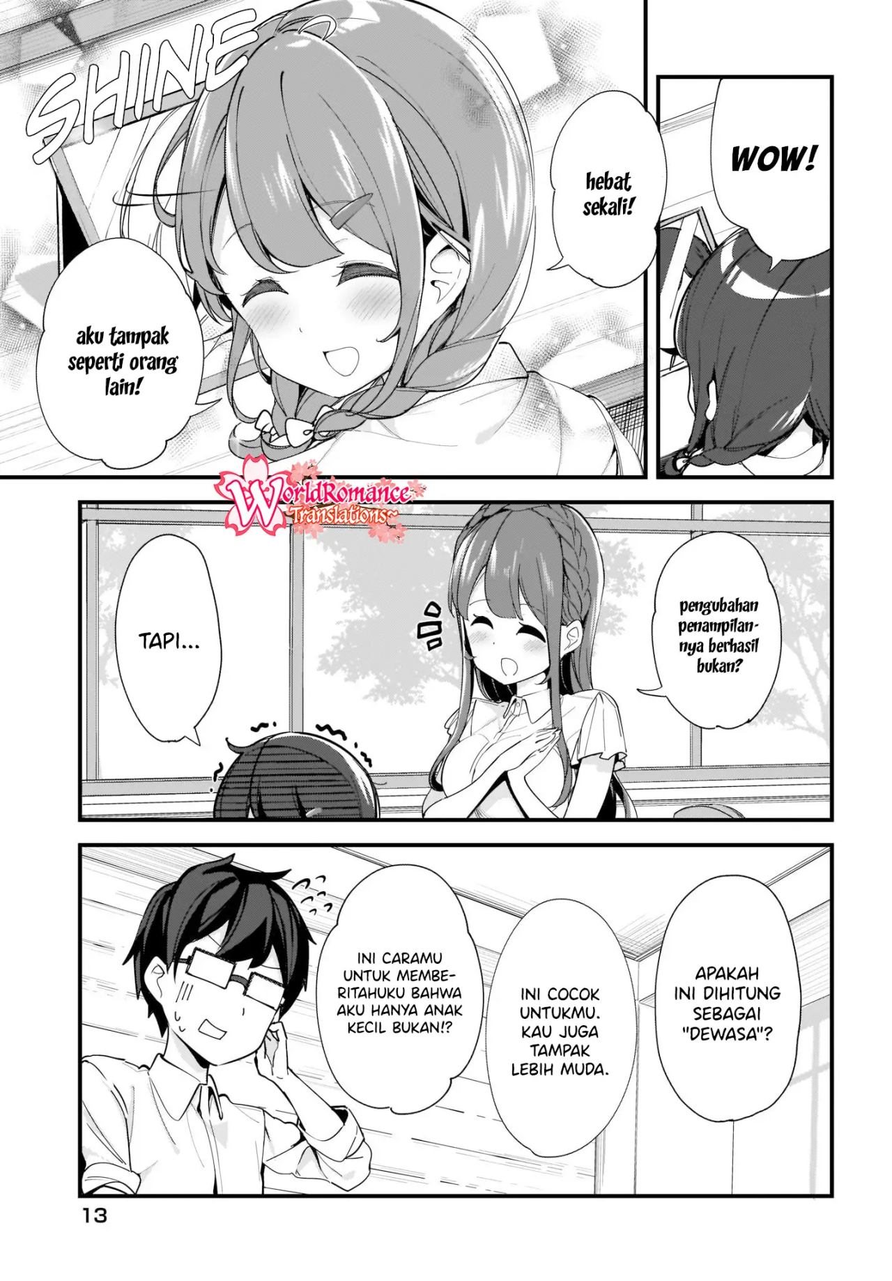 Hayasegawa-kun to Megami na Onee-san Chapter 04 Gambar 10
