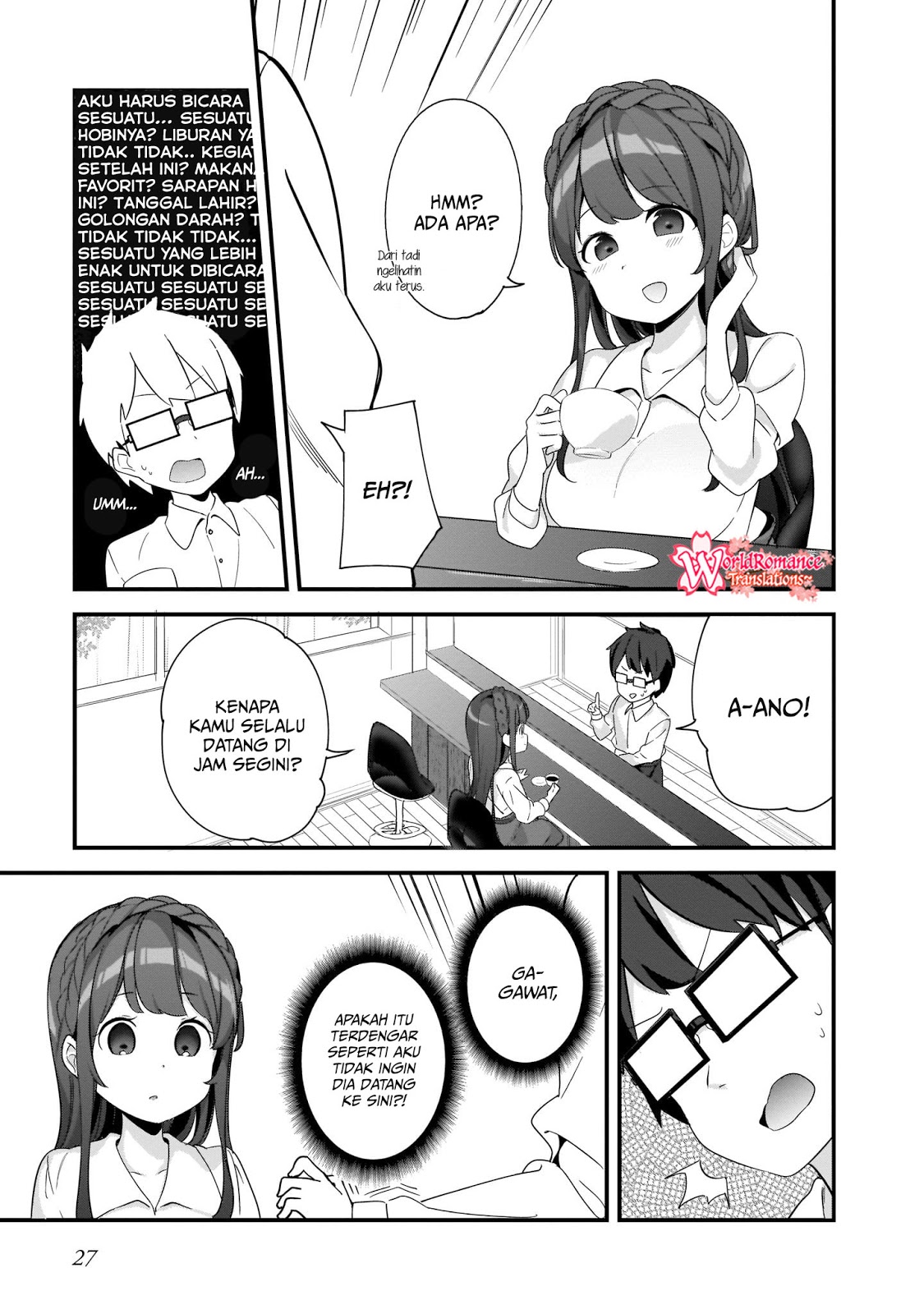 Hayasegawa-kun to Megami na Onee-san Chapter 02 Gambar 10
