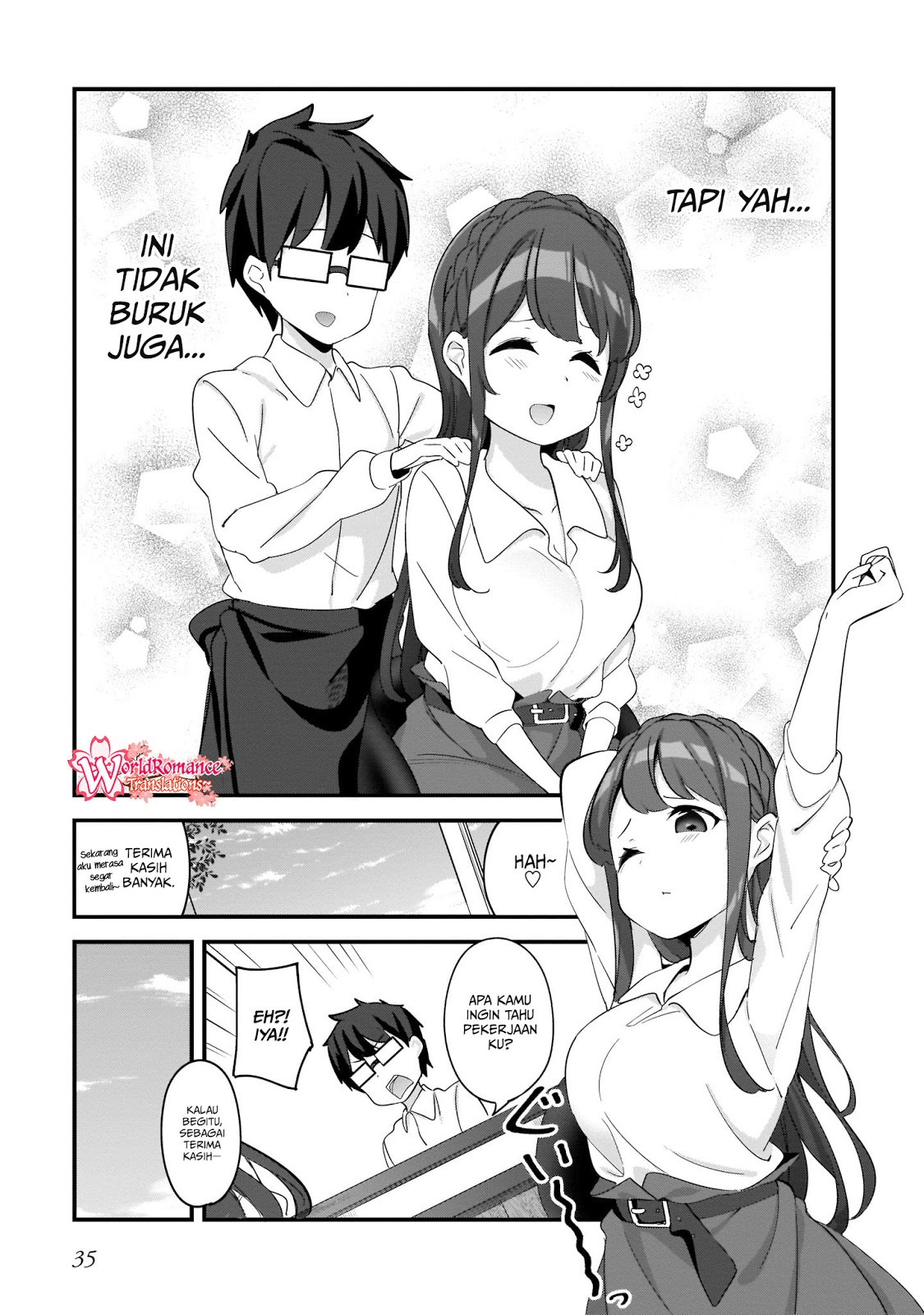 Hayasegawa-kun to Megami na Onee-san Chapter 02 Gambar 18