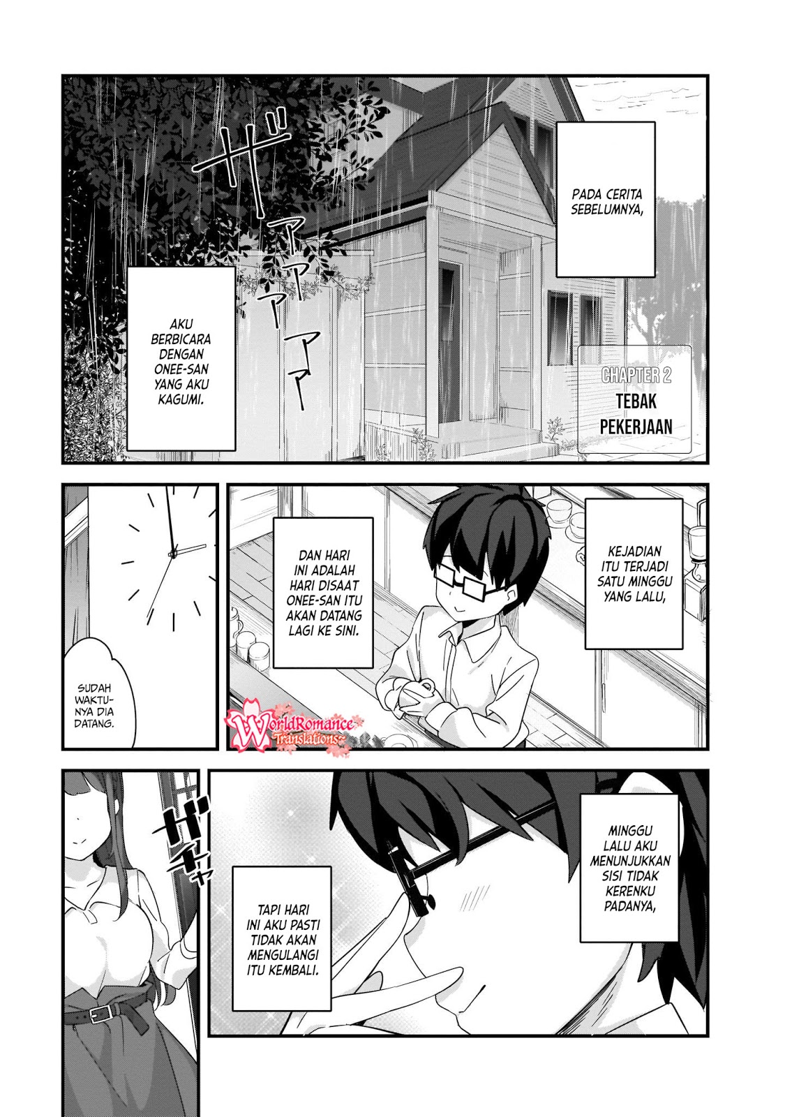 Hayasegawa-kun to Megami na Onee-san Chapter 02 Gambar 3