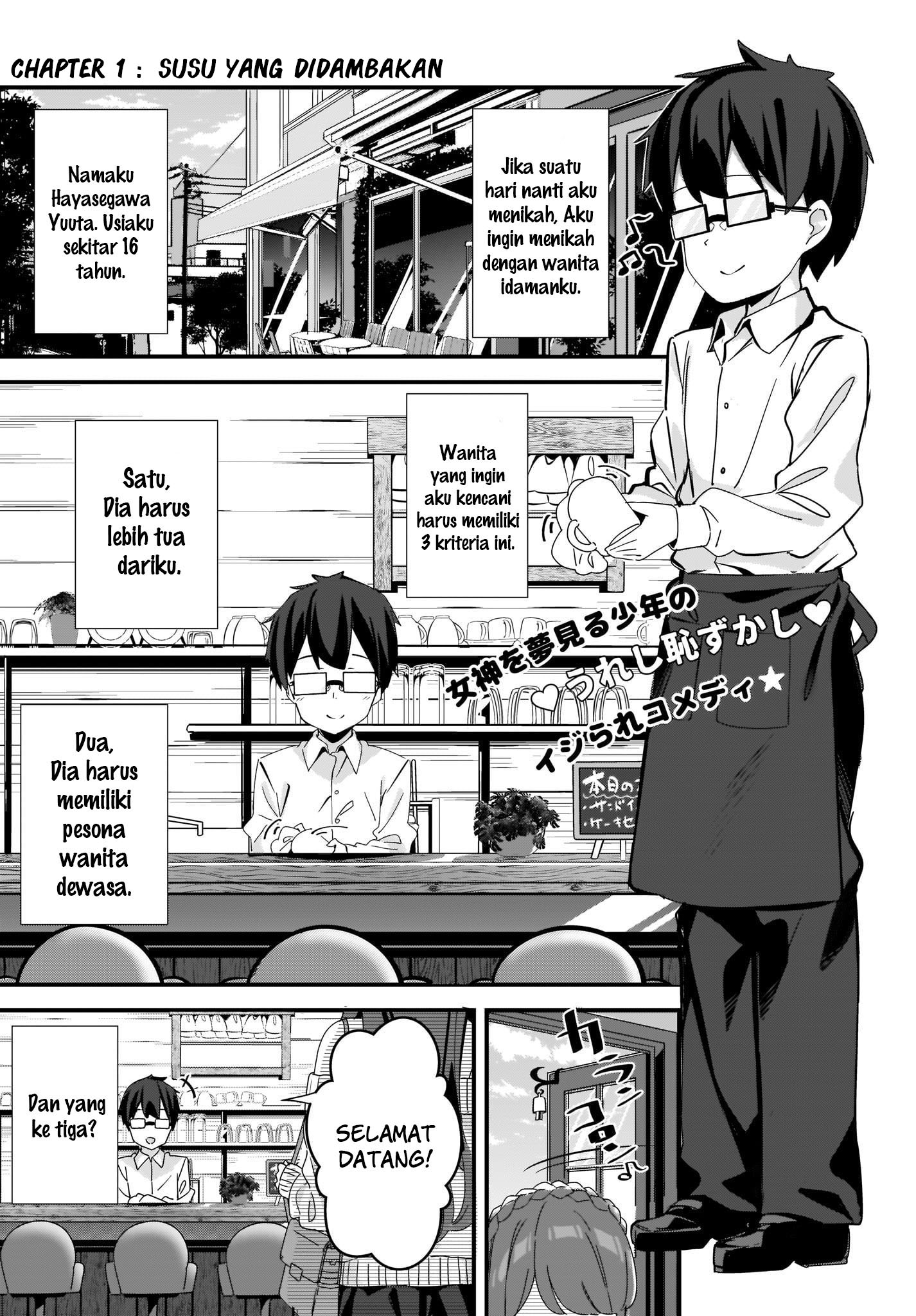 Hayasegawa-kun to Megami na Onee-san Chapter 01 Gambar 6