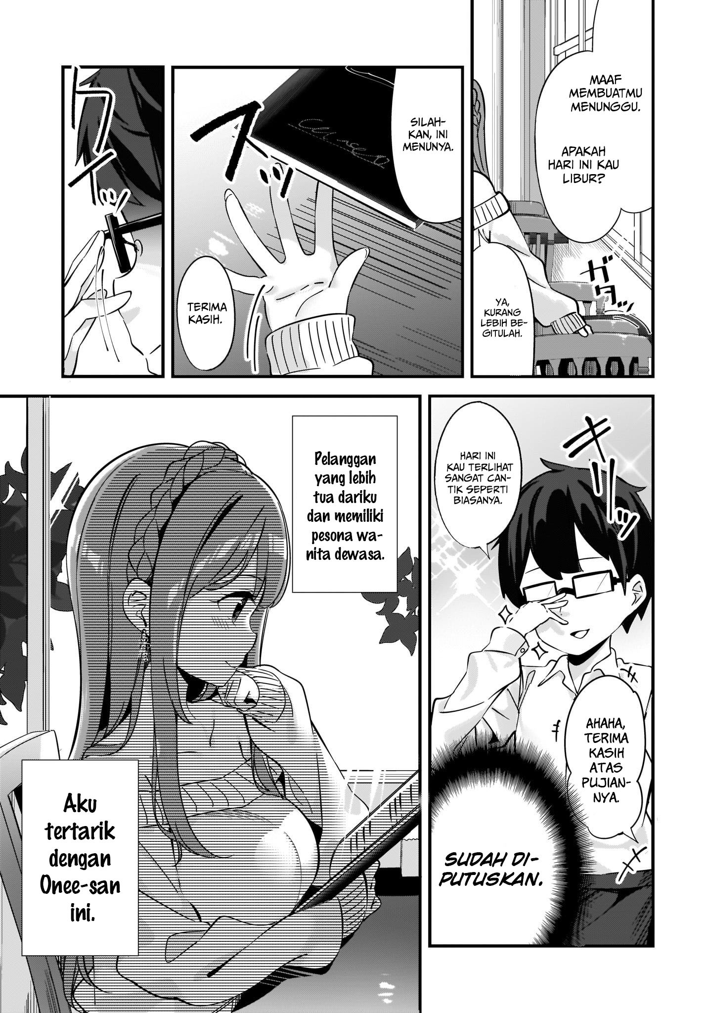 Hayasegawa-kun to Megami na Onee-san Chapter 01 Gambar 8