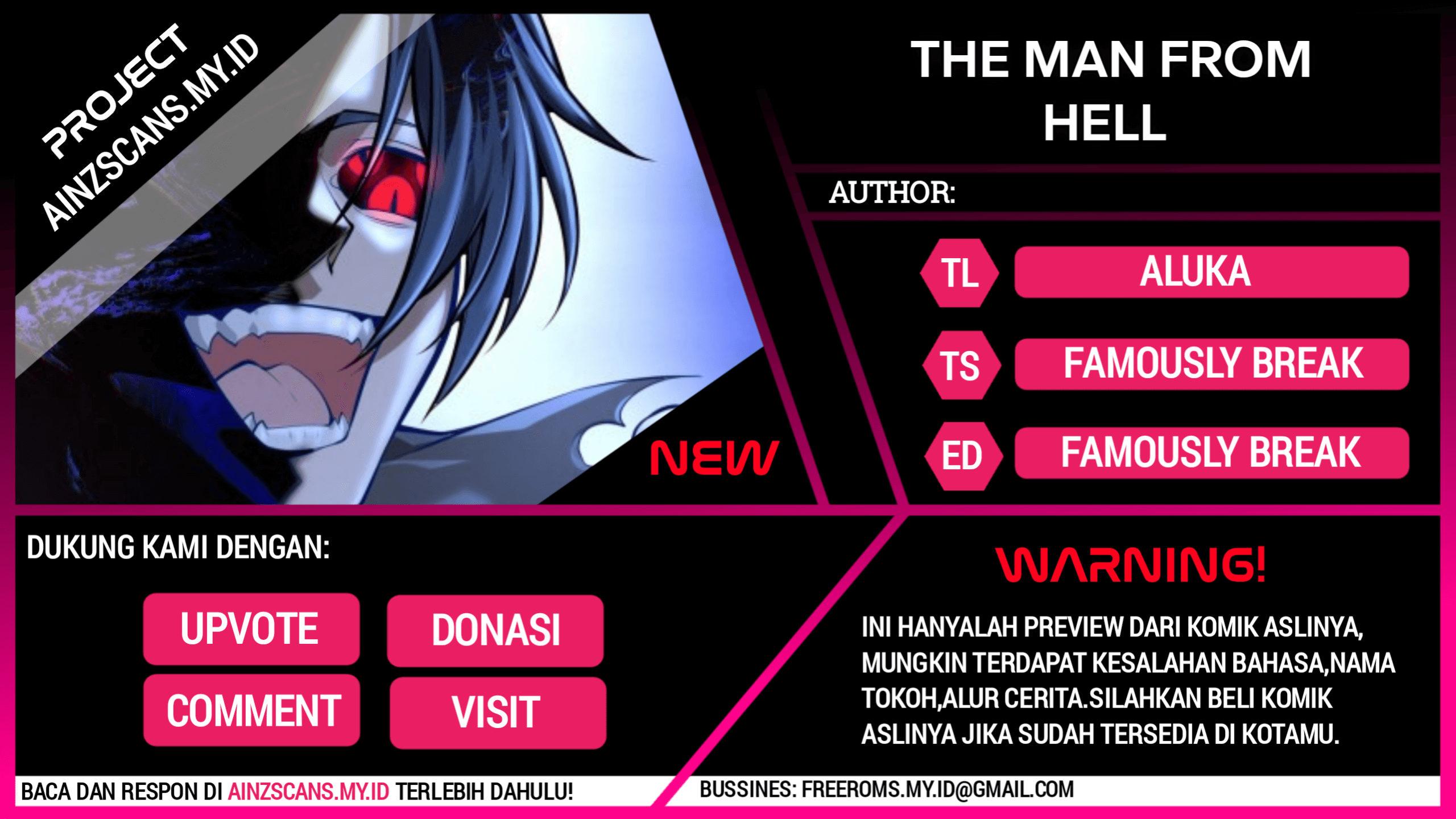 Baca Komik Man From Hell Chapter 16 Gambar 1
