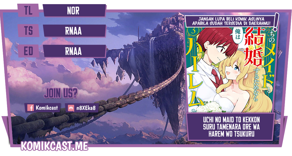 Baca Komik Uchi no Maid to Kekkon suru Tamenara ore wa Harem wo Tsukuru Chapter 15 Gambar 1