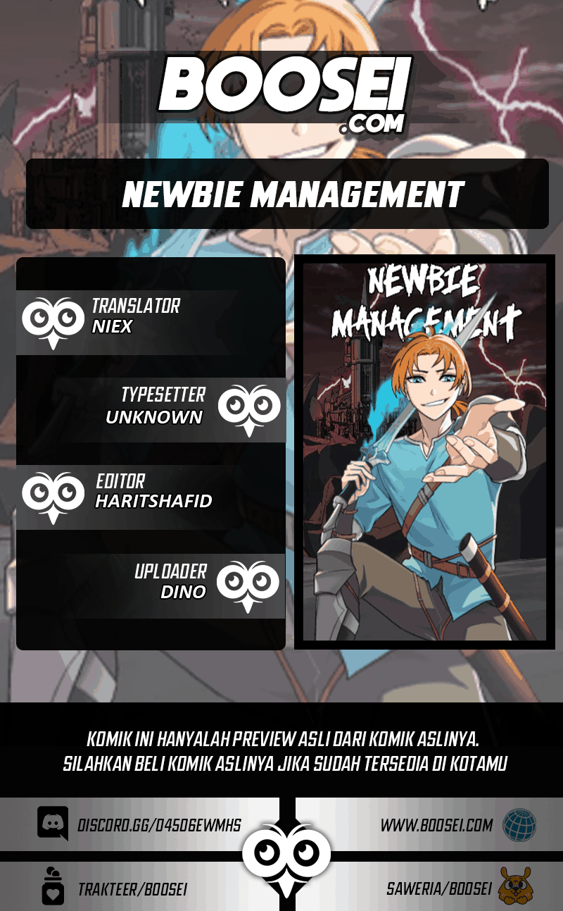 Baca Komik Newbie Management Chapter 02 Gambar 1