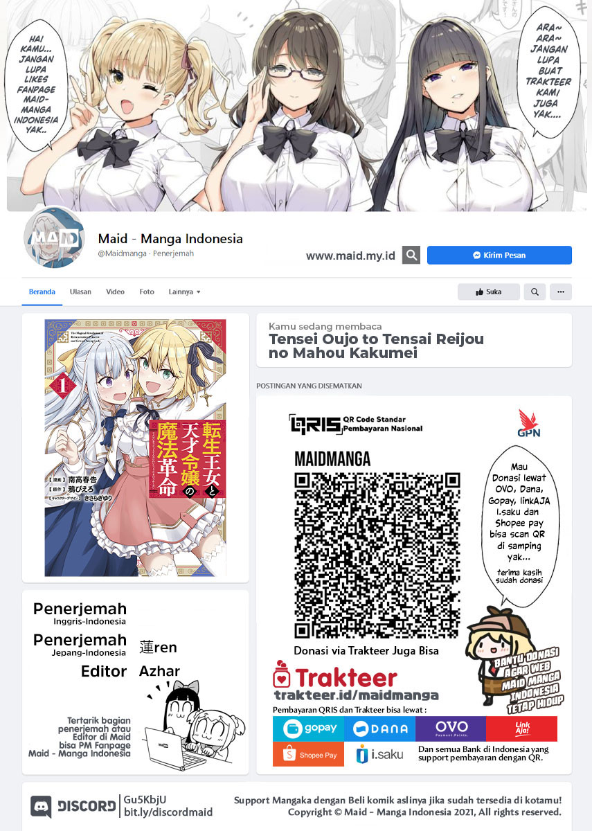 Baca  Tensei Oujo to Tensai Reijou no Mahou Kakumei Chapter 10 Gambar 2