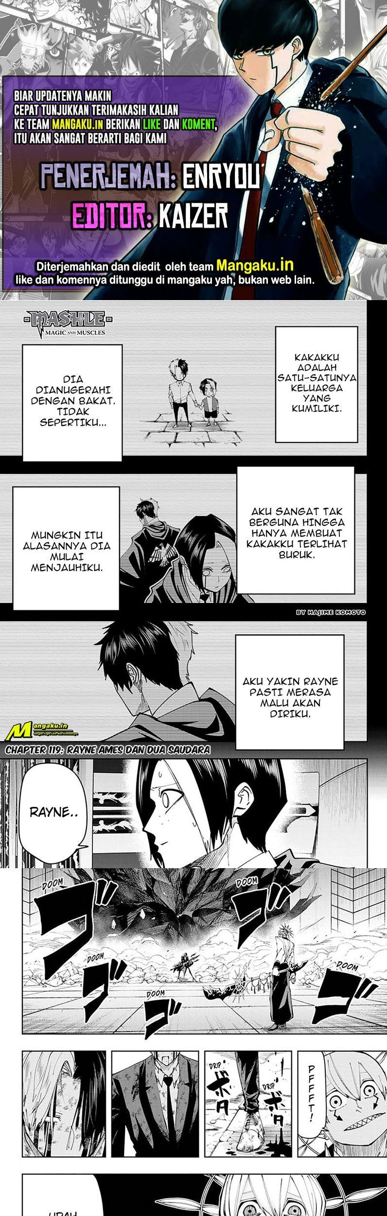Baca Komik Mashle: Magic and Muscles Chapter 119 Gambar 1