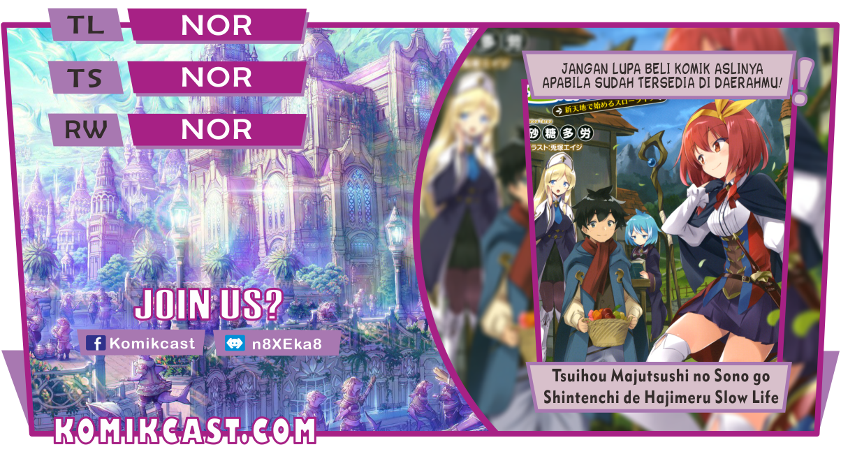 Baca Komik Tsuihou Majutsushi no Sono Go: Shintenchi de Hajimeru Slow Life Chapter 01.2 Gambar 1