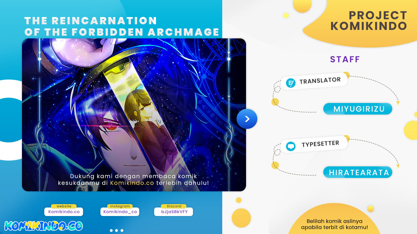 Baca Komik The Reincarnation of the Forbidden Archmage Chapter 01 Gambar 1
