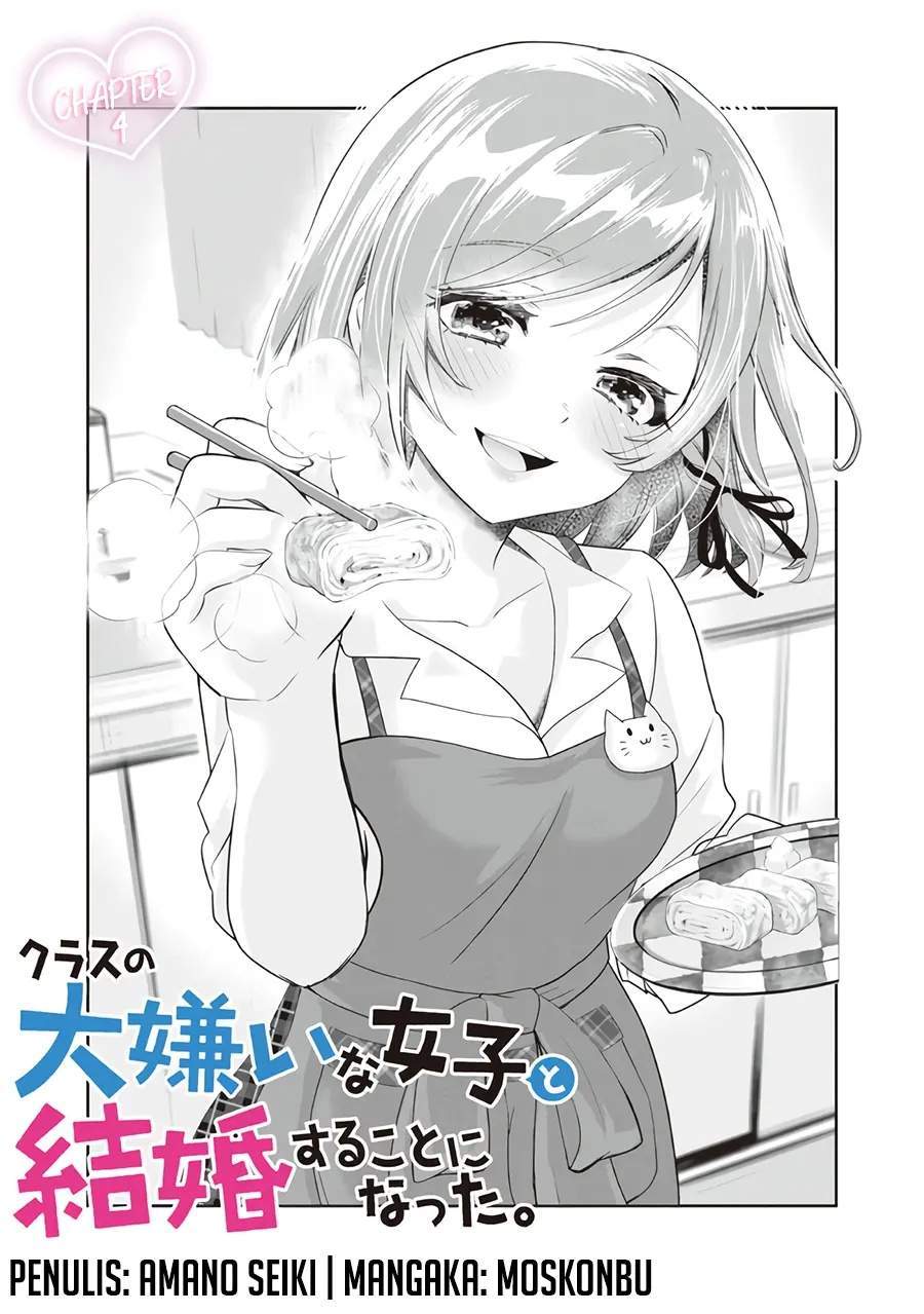 Kurasu no Daikirai na Joshi to Kekkon Suru Koto ni Natta Chapter 04 Gambar 5