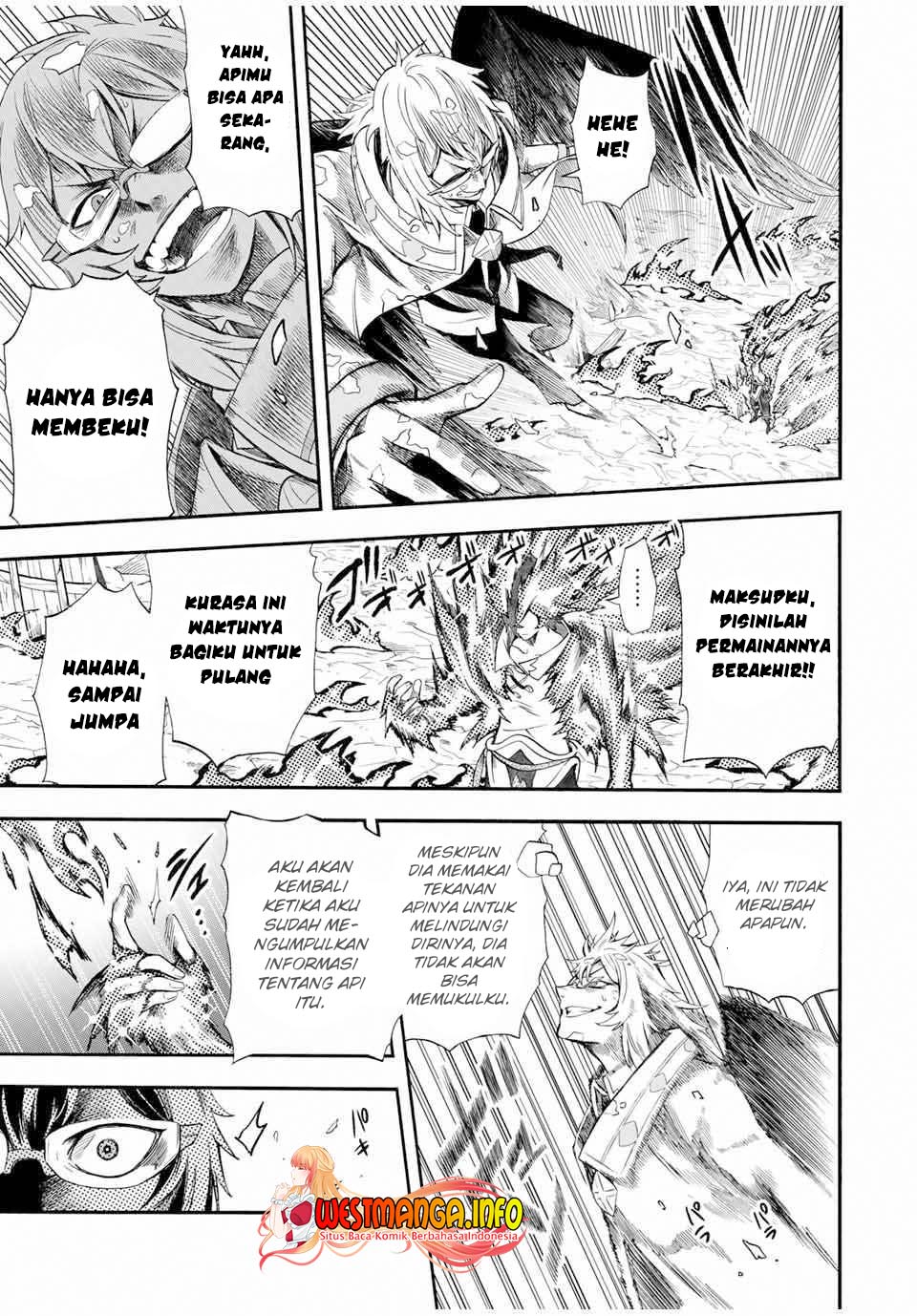Jigoku no Gouka de Yaka re Tsuzuketa Shounen. Saikyou no Honou Tsukai to Natte Fukkatsu Suru. Chapter 35 Gambar 5