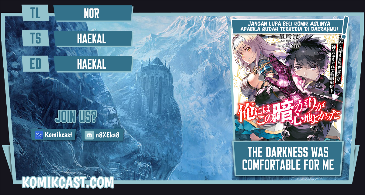Baca Komik The Darkness was Comfortable for Me Chapter 01.2 Gambar 1
