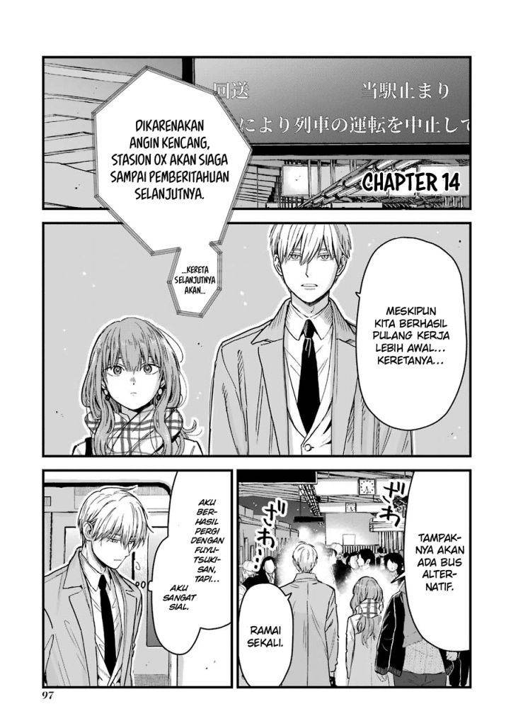 Baca Koori Zokusei Danshi to Cool na Douryo Joshi Chapter 14 Gambar 2