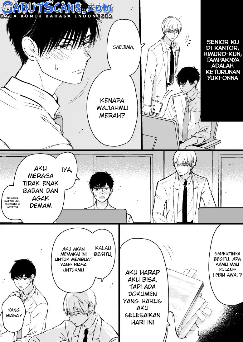Baca  Koori Zokusei Danshi to Cool na Douryo Joshi Chapter 08 Gambar 2