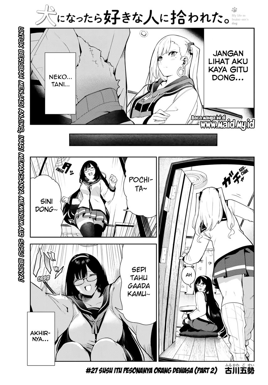 Inu ni Nattara Suki na Hito ni Hirowareta Chapter 27.2 Gambar 3
