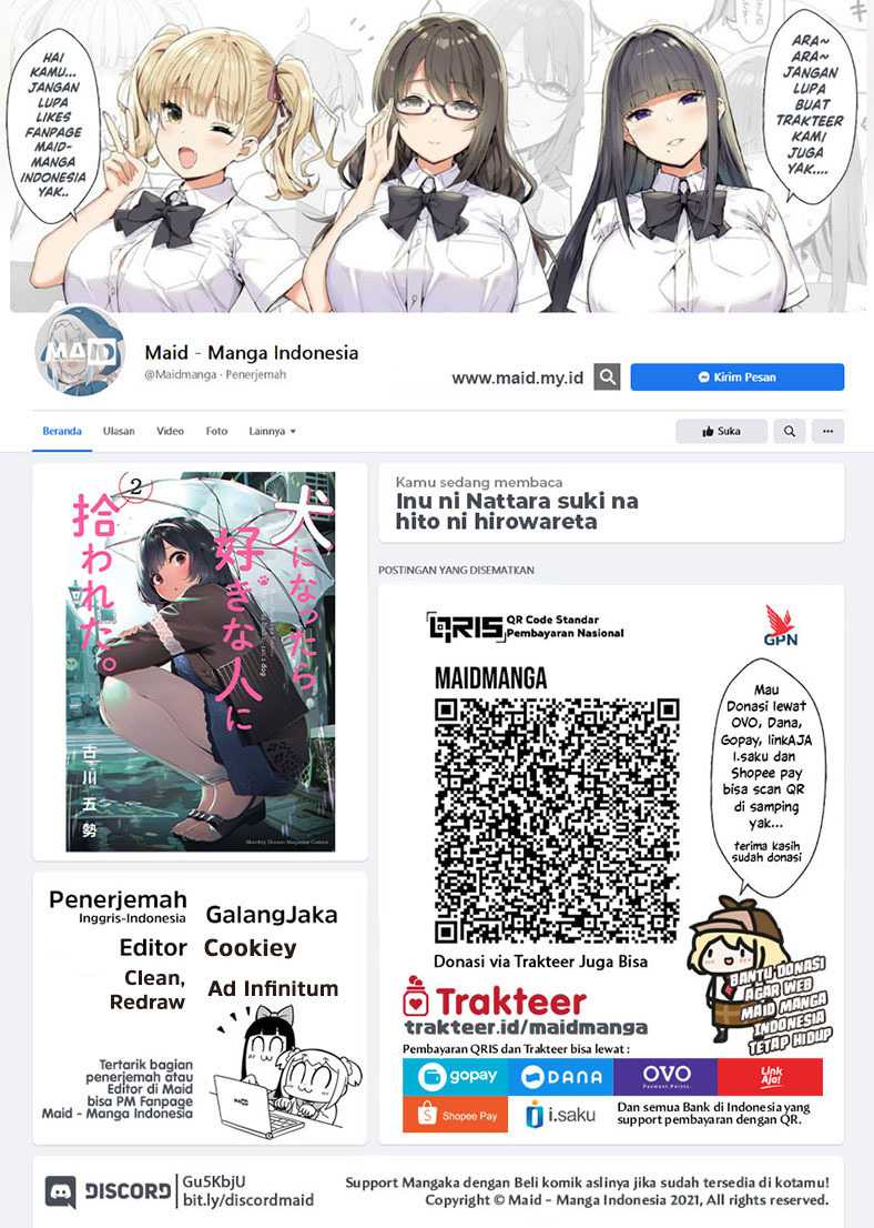 Baca  Inu ni Nattara Suki na Hito ni Hirowareta Chapter 17 Gambar 2