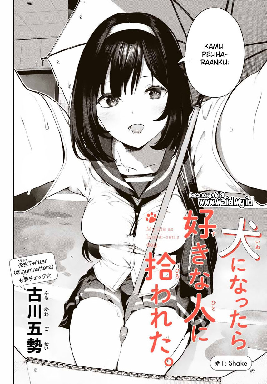 Inu ni Nattara Suki na Hito ni Hirowareta Chapter 01 Gambar 6