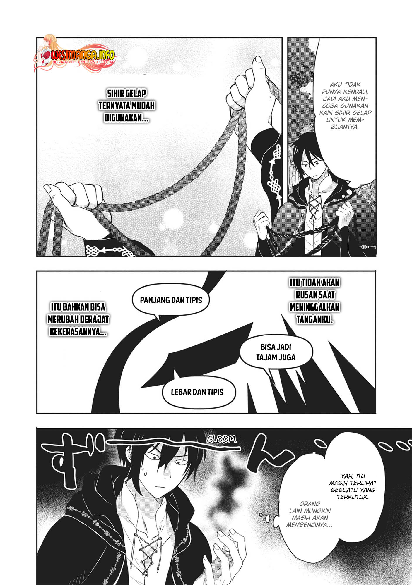 Kuro no Kenja ha Kage wo Oru Chapter 01.2 Gambar 19