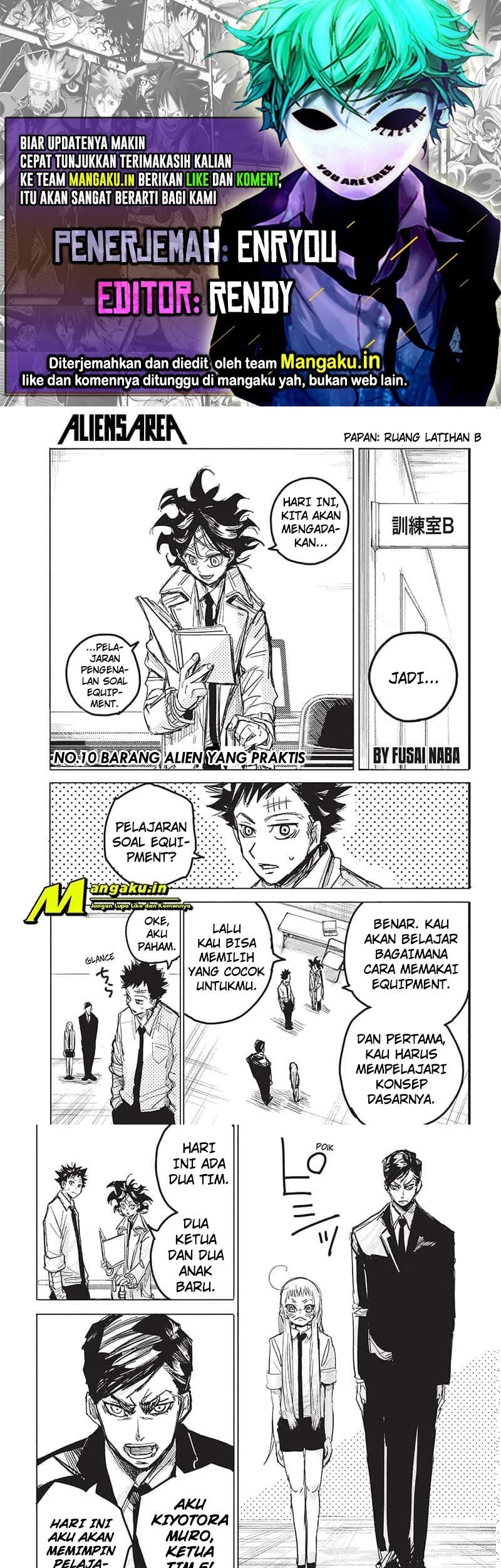 Baca Komik Aliens Area Chapter 10 Gambar 1