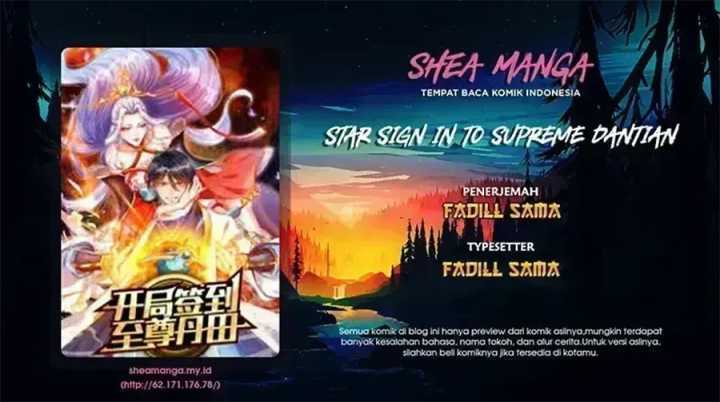 Star Sign In To Supreme Dantian Chapter 127 1
