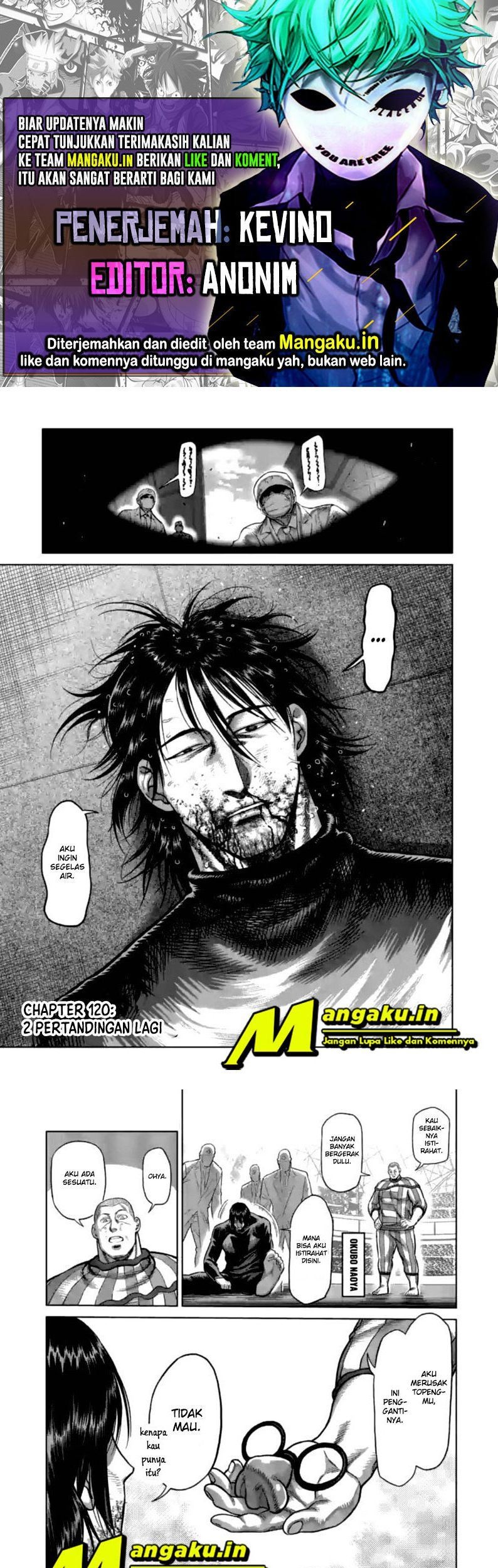 Baca Komik Kengan Omega Chapter 121 Gambar 1