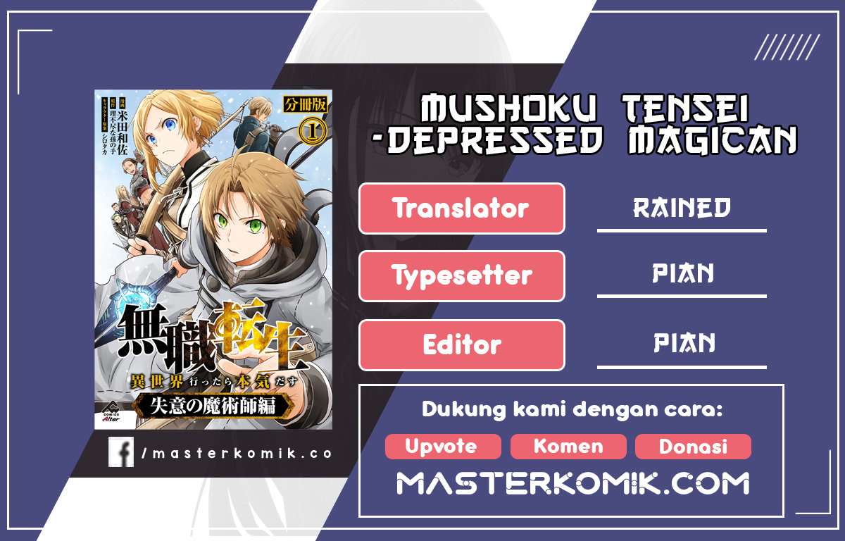 Baca Komik Mushoku Tensei – Depressed Magician Arc Chapter 02 Gambar 1