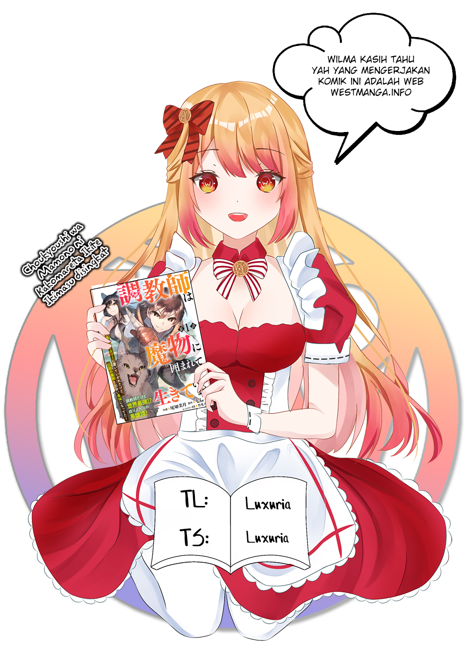 Baca Komik Choukyoushi wa Mamono ni Kakomarete Ikite ikimasu – Yuusha Party ni Oite Ikareta kedo, Densetsu no Mamono to Deai Saikyou ni natteta Chapter 01.1 Gambar 1