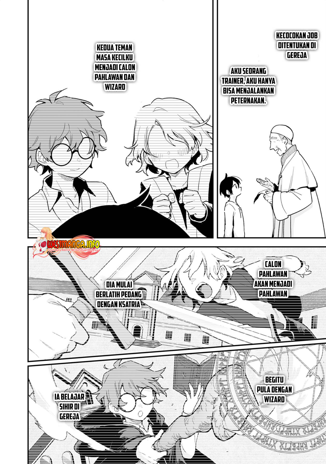 Choukyoushi wa Mamono ni Kakomarete Ikite ikimasu – Yuusha Party ni Oite Ikareta kedo, Densetsu no Mamono to Deai Saikyou ni natteta Chapter 01.1 Gambar 8