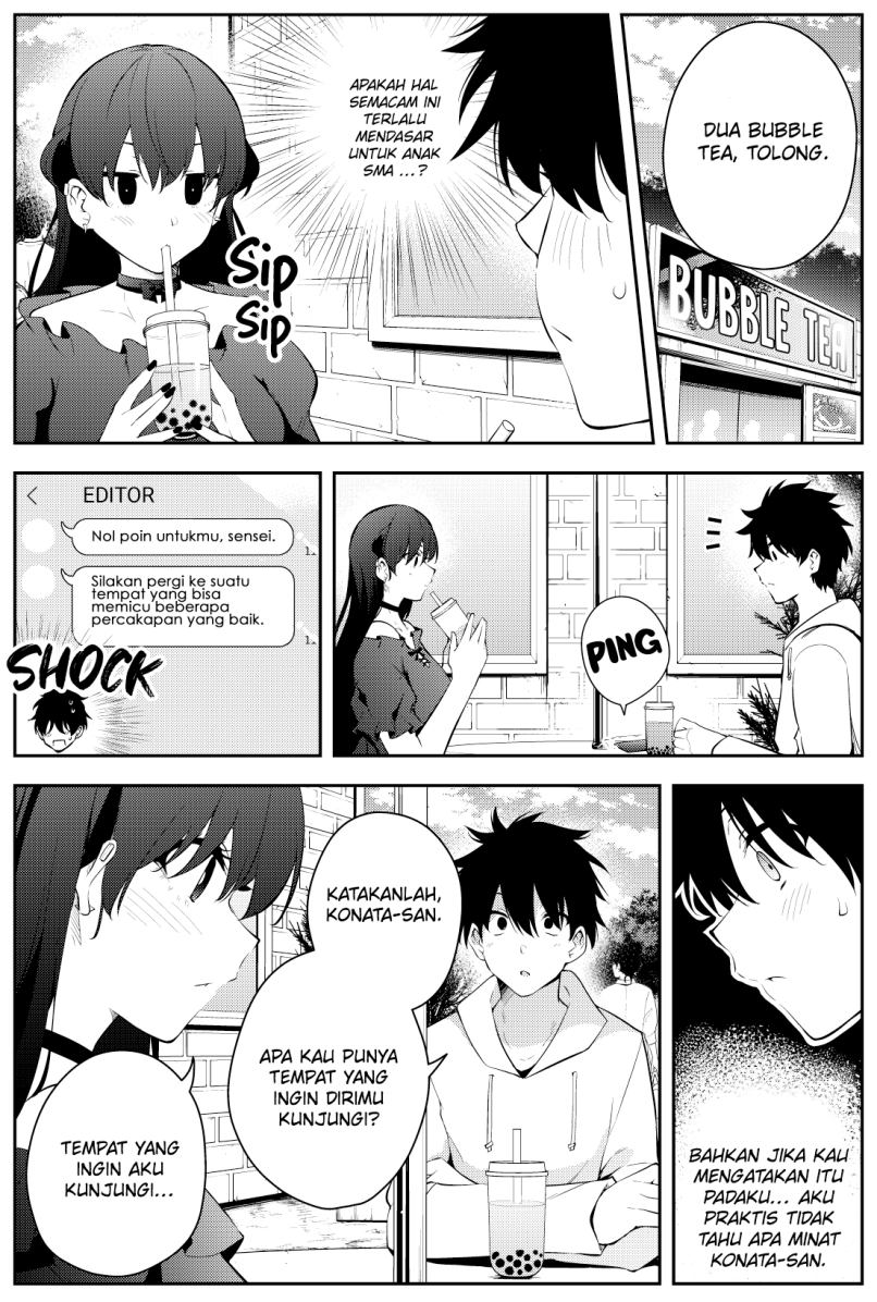 Mishiranu Joshikousei ni Kankensareta Mangaka no Hanashi Chapter 43 Gambar 7