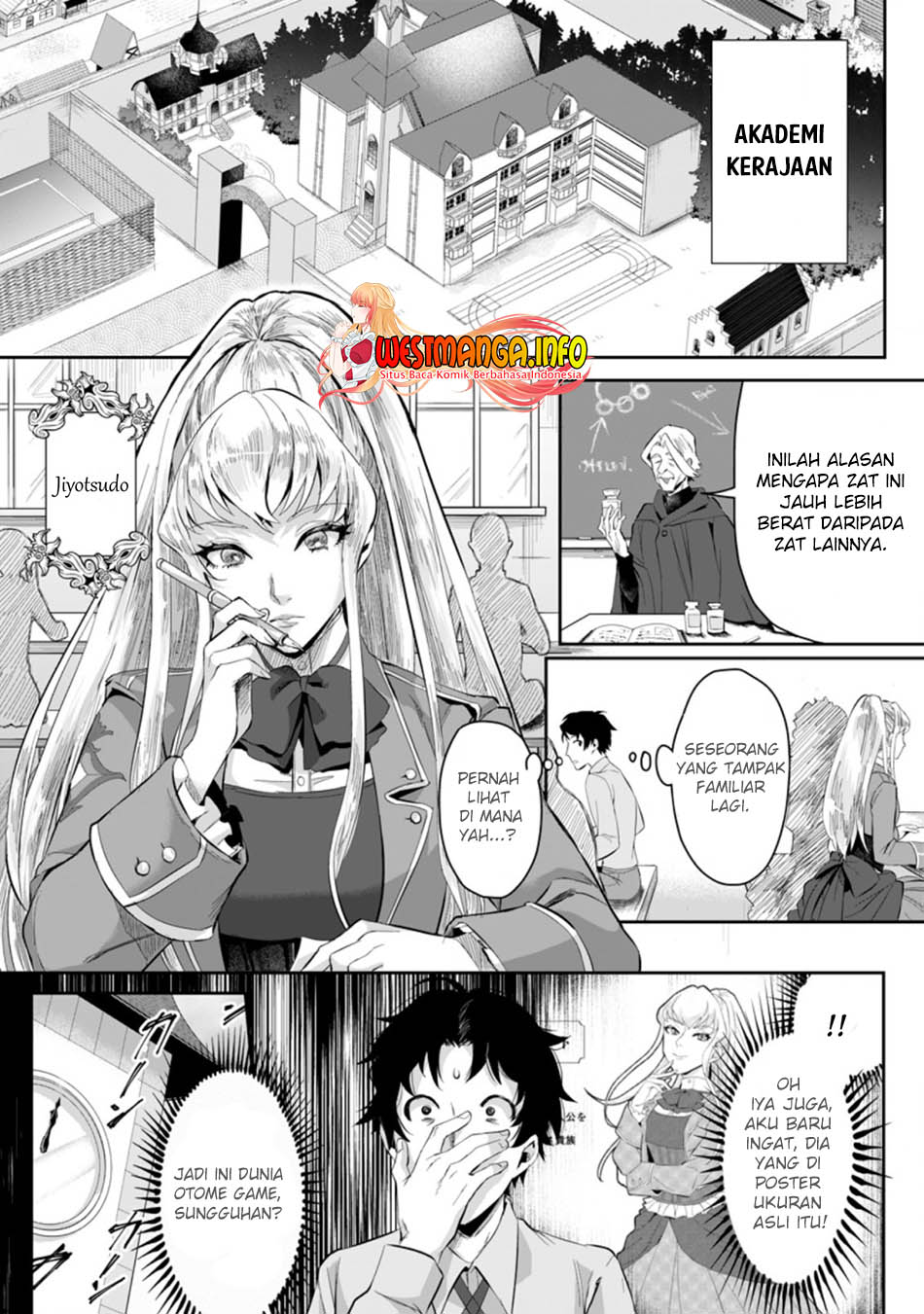 Gakuenmono No Otome Game No Sekai Ni Tensei Shita Kedo, Cheat-Mochi No Haikei Danshi Seitodatta You Desu Chapter 01.3 Gambar 8