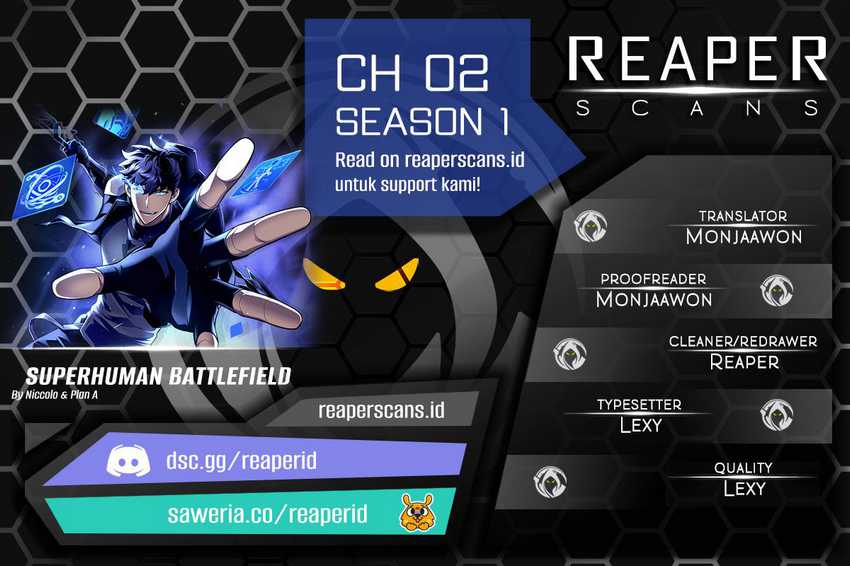 Baca Komik Superhuman Battlefield Chapter 02 Gambar 1